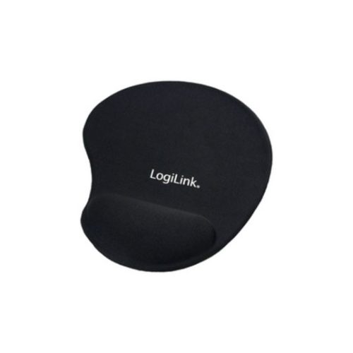 LogiLink Repose-poignet à gel avec tapis de souris, noir