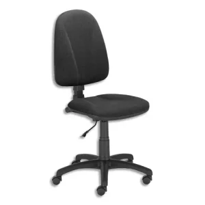 Siège Dactylo Ergo Lign en tissu Gris anthracite, à contact permanent, sans accoudoirs