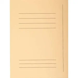 EXACOMPTA Paquet de 50 chemises pré-imprimés 3 rabats SUPER 250 en carte 210 grammes bulle