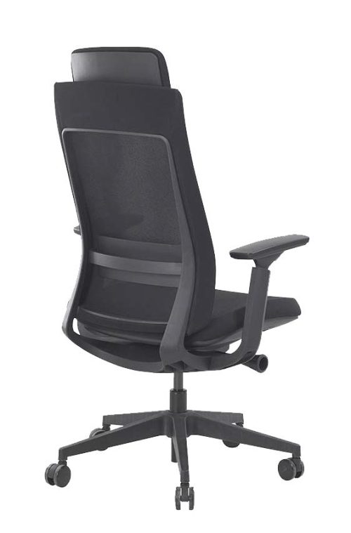 Fauteuil bureautique synchrone automatique, blocable 3 positions Translation d’assise Réglage de tension automatique