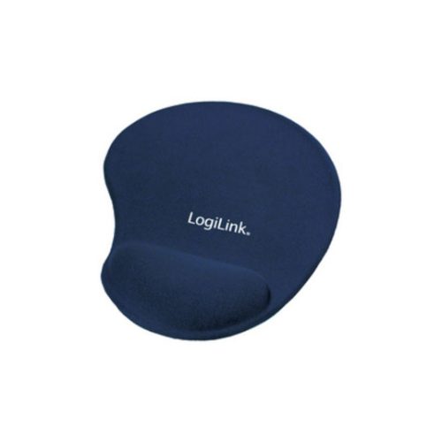 LogiLink Repose-poignet à gel avec tapis de souris, bleu