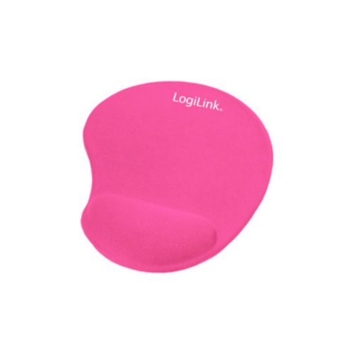 LogiLink Repose-poignet à gel avec tapis de souris, rose