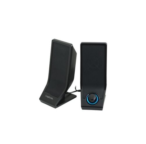 LogiLink Haut-parleurs 2.0, 1 Watt, noir
