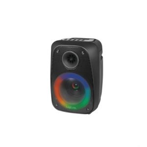 LogiLink Enceinte bluetooth lumineuse, noir