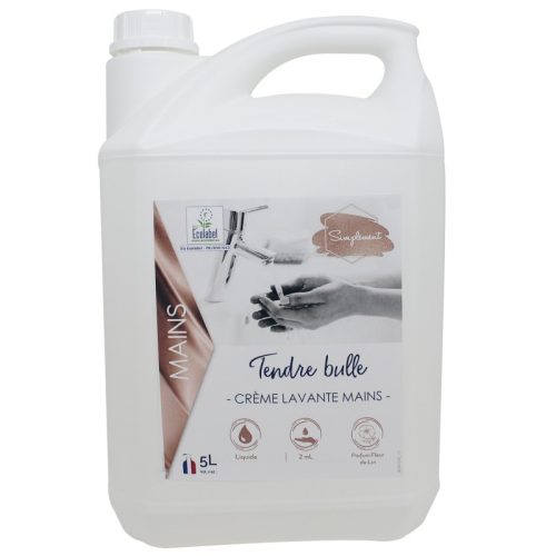 TENDRE BULLE Crème lavante mains SIMPLEMENT ECOLABEL - Bidon 5L