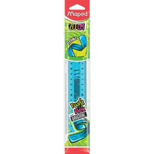 MAPED Twist'n Flex - Règle flexible 20 cm - Coloris assortis : Bleu, Vert, Rose