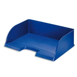 LEITZ Corbeille à courrier à l'Italienne Leitz Plus Jumbo - Bleu - L36,3 x H10,3 x P27,3 cm