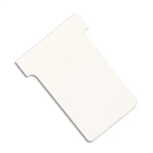 NOBO Etui de 100 fiches T en carton, 170 g/m2, indice 4, blanc