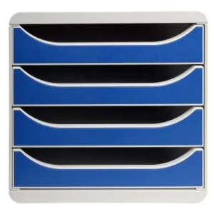 EXACOMPTA Module de classement Big box Gris/Bleu