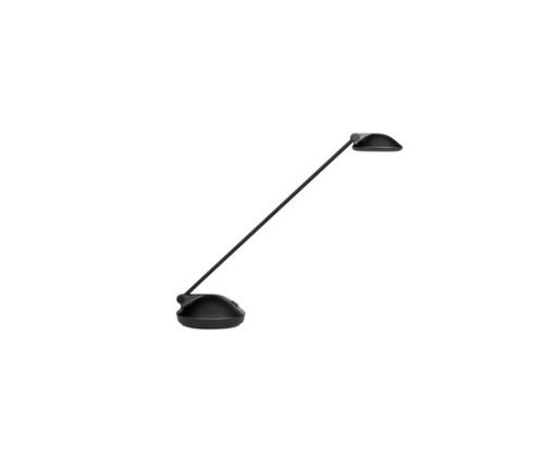 UNILUX Lampe à Led Jokerled Noir Interrupteur 3 positions sur socle - Tête D11, Bras L53 et Socle D15 cm