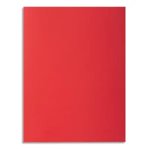 EXACOMPTA Paquet de 100 sous-chemises ROCK'S en carte 80 grammes coloris Rouge