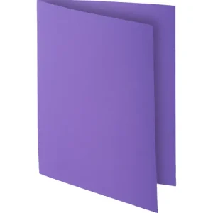 EXACOMPTA Paquet de 100 sous-chemises ROCK'S en carte 80 grammes coloris Violine