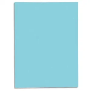EXACOMPTA Paquet de 50 chemises 1 rabat SUPER 250 en carte 210 grammes Bleu clair