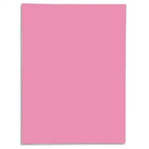 EXACOMPTA Paquet de 50 chemises 1 rabat SUPER 250 en carte 210 grammes Rose