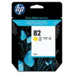 HP Cartouche Jet d'encre Jaune 82 C4913A