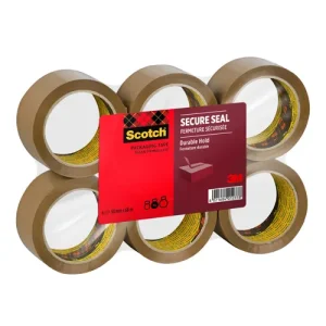 SCOTCH Adhésif d'emballage Heavy en polypropylène 57 microns - H50 mm x L66 mètres Havane BP975