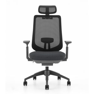 Fauteuil bureautique synchrone Réglable en hauteur par lift (KGS) Structure assise coloris gris,
