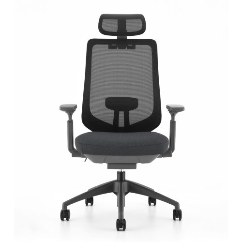 Fauteuil bureautique synchrone Réglable en hauteur par lift (KGS) Structure assise coloris gris,