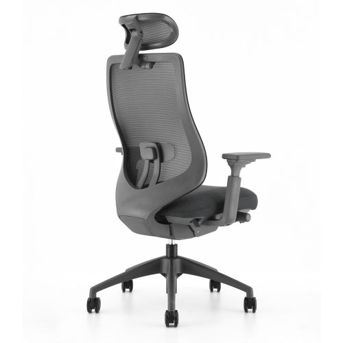 Fauteuil bureautique synchrone Réglable en hauteur par lift (KGS) Structure assise coloris gris,