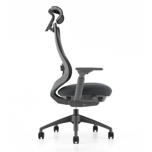Fauteuil bureautique synchrone Réglable en hauteur par lift (KGS) Structure assise coloris gris,