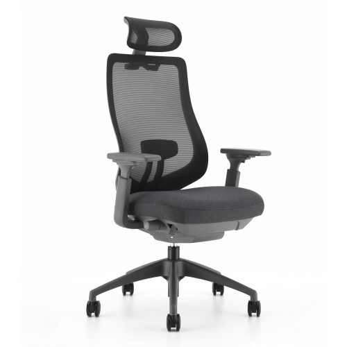 Fauteuil bureautique synchrone Réglable en hauteur par lift (KGS) Structure assise coloris gris,