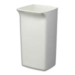DURABLE Poubelle plastique carrée Durabin Square 40 litres - L36 x H59 x P32 cm - Blanc