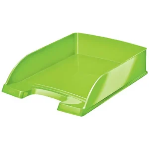 LEITZ Corbeille à courrier WOW, 255 x 70 x 357 mm, vert métallisé