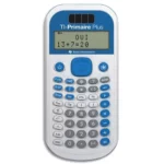 TEXAS INSTRUMENTS Calculatrice primaire/collège TI Primaire Plus PRIMAIRE/TBL/1E2