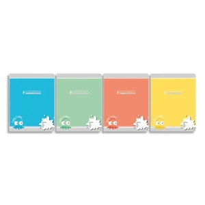 Cahiers CONQUERANT 90g 17x22 cm/32 pages ligne 3 mm/interligne 10mm