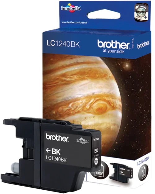 BROTHER cartouche Jet d'encre Noir LC1240BK