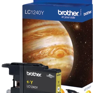 BROTHER cartouche Jet d'encre Jaune LC1240Y