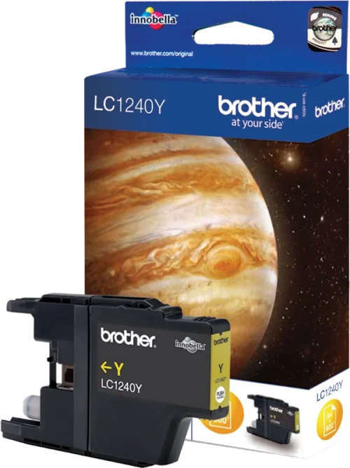 BROTHER cartouche Jet d'encre Jaune LC1240Y