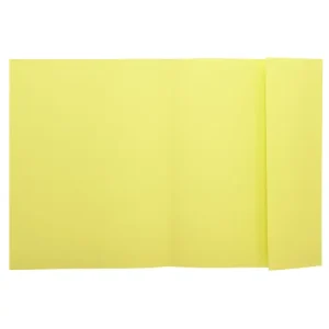 EXACOMPTA Paquet 100 chemises 1 rabat carte 160g SUPER 180. Coloris Jaune canari