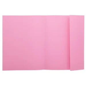 EXACOMPTA Paquet 100 chemises 1 rabat carte 160g SUPER 180. Coloris Rose