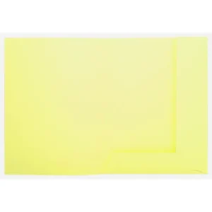 EXACOMPTA Paquet 50 chemises 2 rabats carte 210g SUPER 250. Coloris Jaune
