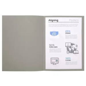 EXACOMPTA Paquet de 100 chemises FOREVER en carte recyclée 220g. Coloris Gris