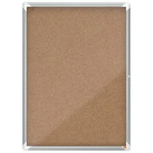 NOBO Vitrine d'affichage porte battante Premium Plus - en liège - 9 x A4 - 1902564