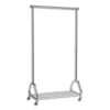 UNILUX Vestiaire Groom Chromé, capacité 70 kg 40 cintres, galerie inférieure - Dim L90 x H165 x P42 cm