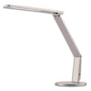 HANSA Lampe led Vario Plus avec variateur, champagne. Dim tête 46,5 cm x 4,4, pied d 20, bras 17 x 33 cm