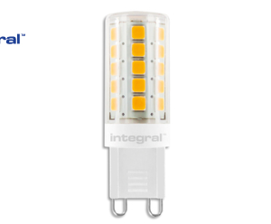INTEGRAL Ampoule LED à broches, G9 3 Watts, 2700 Kelvin 300 Lumen, intensité variable