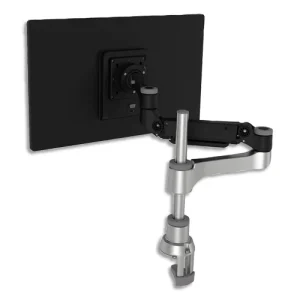 R-GO TOOLS Bras pour écran Caparo 4 Support, ressort à gaz, 0-9 kg, réglable, argenté RGOVLCA4SI