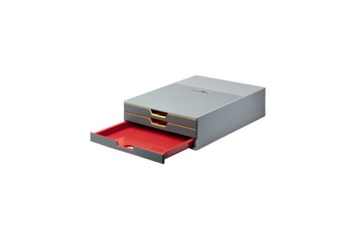DURABLE Module de classement Varicolor 3 tiroirs, ABS Multicouleurs. L28 x H9,5 x P35,6 cm