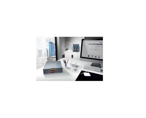 DURABLE Module de classement Varicolor 3 tiroirs, ABS Multicouleurs. L28 x H9,5 x P35,6 cm