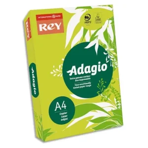 REY Ramette 500 feuilles papier couleur intense ADAGIO grenadine intense A4 80g