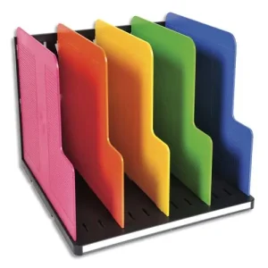 EXACOMPTA Trieur vertical ModuloTop + 5 intercalaires Iderama Noir/Arlequin