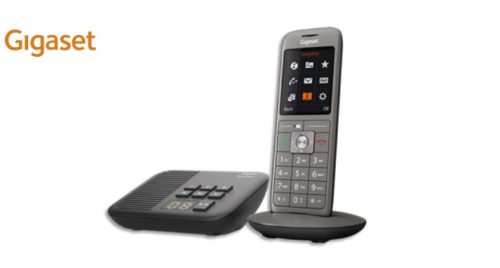 GIGASET Téléphone CL660 avec répondeur SOLO Gris S30852-H2824-N101