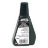 TRODAT Encre à tampon sans huile pour recharger tampons encreurs. Flacon de 28ml Noir