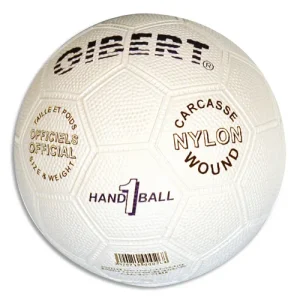 FIRST LOISIRS Ballon de hand, officiel, caoutchouc sur carcasse Nylon, taille 1 = Junior Modèle: Caoutgri
