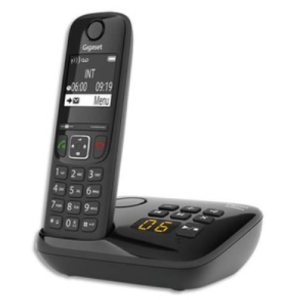 GIGASET Téléphone sans fil AS690A avec répondeur Noir AS690ANoir