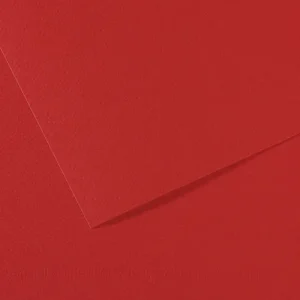 CANSON Feuille MI-TEINTES® 50X65 160g rouge vif 505